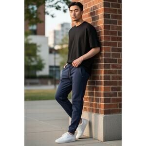 Old Navy Active Mens Navy Blue Sweatpants Joggers Size S Dynamic Fleece